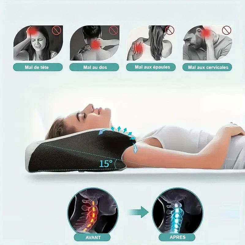 Morphee Pillow®, l’oreiller ergonomique pour un vrai sommeil réparateur