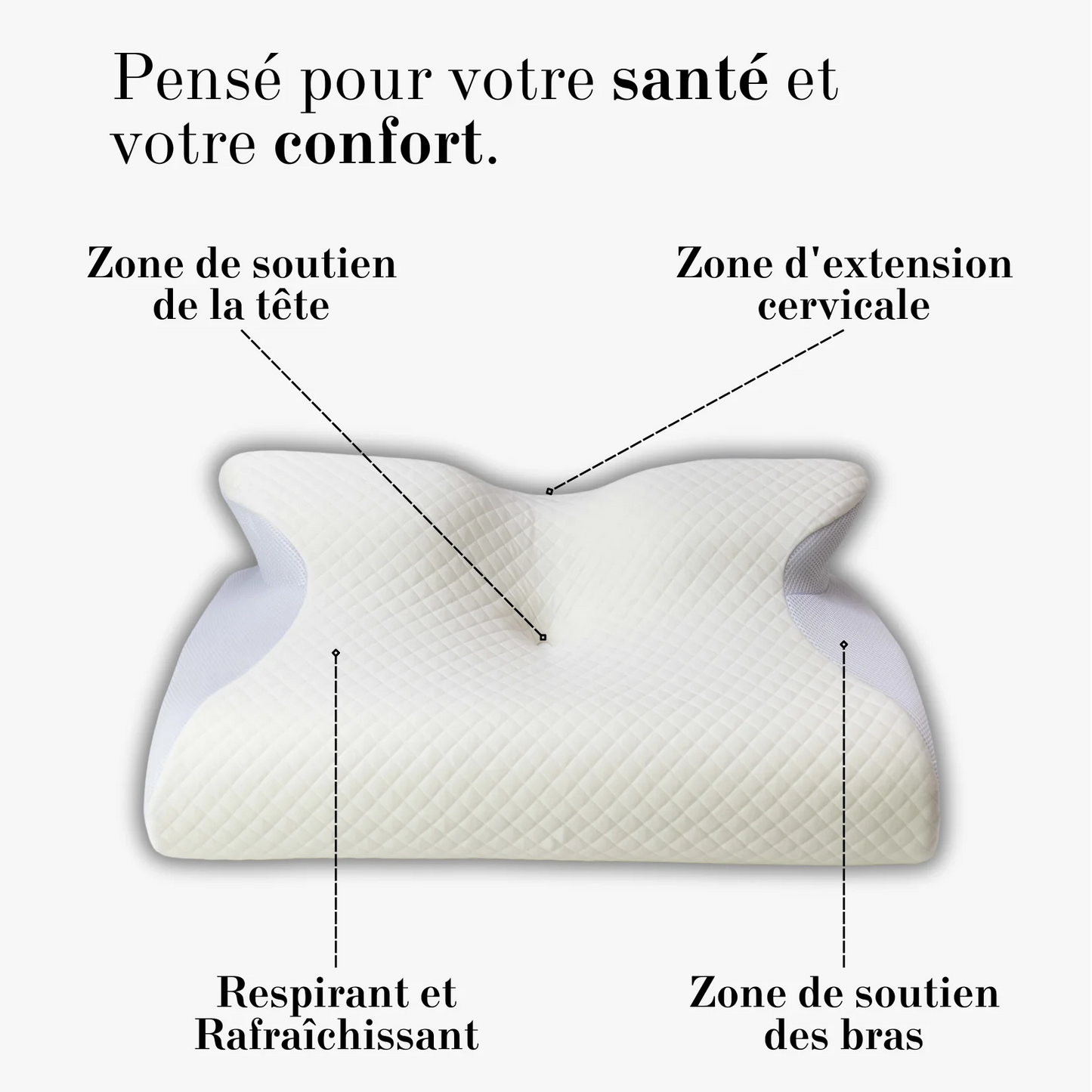 Morphee Pillow®, l’oreiller ergonomique pour un vrai sommeil réparateur