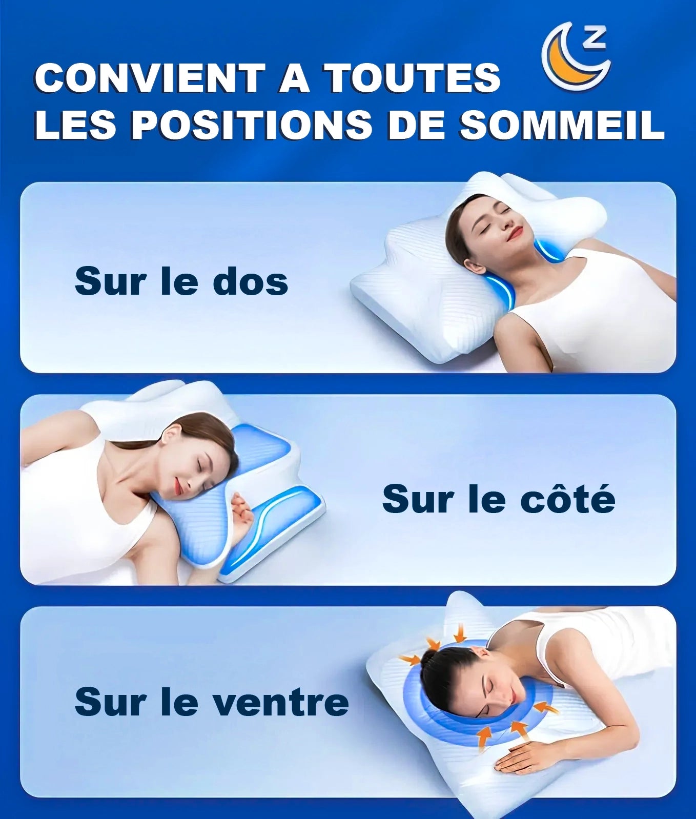 Morphee Pillow®, l’oreiller ergonomique pour un vrai sommeil réparateur
